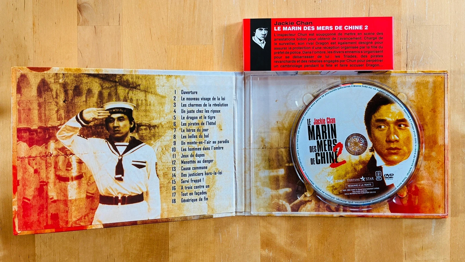 Lote 2 Longbox DVD Jackie Chan: O Marinheiro dos Mares da China 1 e 2. – photo 5